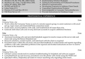 Technical Support Engineer Resume Doc Technical Support Engineer Resume Sample Template