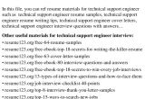 Technical Support Engineer Resume Doc top 8 Technical Support Engineer Resume Samples