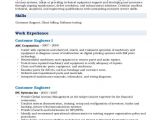 Technical Support Engineer Resume Pdf Customer Engineer Resume Samples Qwikresume