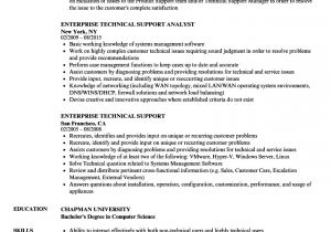 Technical Support Resume Samples Enterprise Technical Support Resume Samples Velvet Jobs
