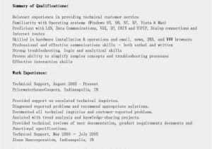 Technical Support Resume Samples Resume Samples Technical Support Resume Sample