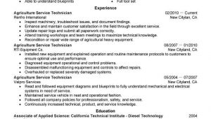 Technician Resume Sample Best Service Technician Resume Example Livecareer