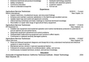 Technician Resume Sample Best Service Technician Resume Example Livecareer