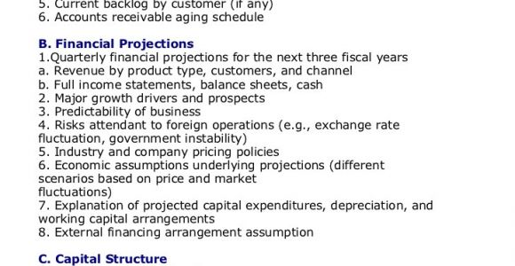 Technology Due Diligence Template Sample Due Diligence Checklist