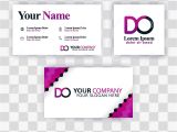 Template Business Card Free Download Clean Business Card Template Concept Vector Purple Modern