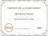 Template for A Certificate Of Achievement Certificate Of Achievement Quotes Quotesgram