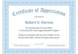 Template for A Certificate Of Appreciation Certificate Templates