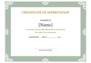 Template for A Certificate Of Appreciation Professional Business Certificate Template Examples Thogati