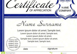 Template for A Certificate Of Appreciation Sample Certificate Of Appreciation for Employees Image