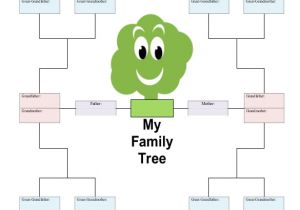 Template for A Family Tree Chart Simple Family Tree Template 25 Free Word Excel Pdf
