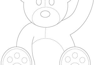 Template for A Teddy Bear Best 25 Teddy Bear Template Ideas On Pinterest Bear