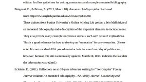 Template for Annotated Bibliography Apa format 10 Annotated Bibliography Free Sample Example format