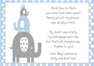 Template for Baby Shower Thank You Cards 8 Thank You Note Samples Examples Templates Sample