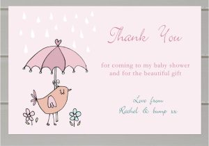 Template for Baby Shower Thank You Cards Free Baby Shower Thank You Card Templates Ideas Anouk