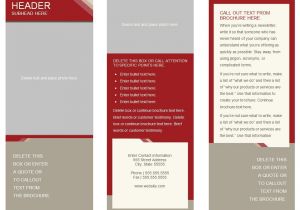 Template for Brochure Free Download 6 Best Images Of Free Printable Brochure Templates Online