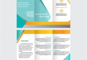 Template for Brochure Free Download Trifold Brochure Template Vector Free Download