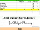 Template for Budgeting Money Excel Budget Template for Budget Planning