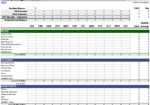 Template for Budgeting Money Free Money Management Template for Excel
