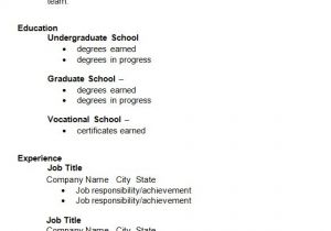 Template for College Resume 10 College Resume Template Sample Examples Free