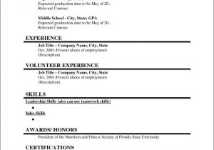 Template for College Resume College Student Resume Template Microsoft Word Free
