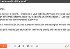 Template for Follow Up Email after A Meeting 12 Networking Follow Up Emails Breathr Medium