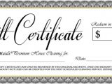Template for Gift Certificate for Services 5 Free Gift Certificate Templates Certificate Templates