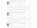 Template for Gift Certificate for Services Gift Certificate Template Word Margaretcurran org