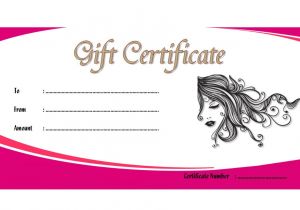 Template for Gift Certificate for Services Spa Gift Certificate Template 1 the Best Template Collection