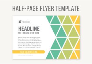 Template for Half Page Flyer Half Page Flyer Template Templates Creative Market