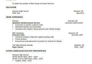 Template for High School Resume 10 High School Resume Templates Examples Samples format