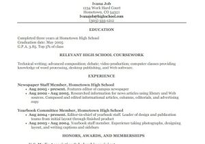 Template for High School Resume High School Student Resume Template Template Business
