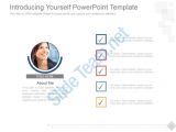 Template for Introducing Yourself Introducing Yourself Powerpoint Template Powerpoint
