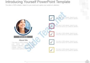 Template for Introducing Yourself Introducing Yourself Powerpoint Template Powerpoint