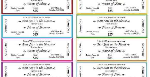 Template for Making Tickets 12 Free event Ticket Templates for Word Make Your Own