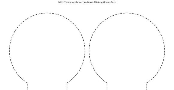 Template for Minnie Mouse Ears Free Download for Mickey Mouse Ears Template Party