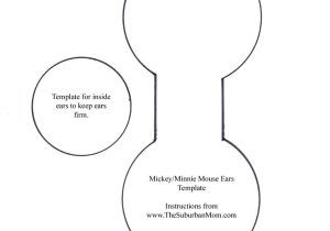 Template for Minnie Mouse Ears Mickey Mouse Ear Template Joy Studio Design Gallery