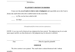 Template for Motion to Dismiss Best Photos Of Motion to Dismiss form Sample Indiana