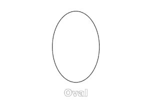 Template for Oval Shape Best Photos Of Oval Coloring Sheets for Preschoolers