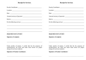 Template for Receipt Of Payment for Services Free Printable Receipts for Services