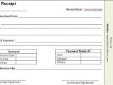 Template for Receipt Of Payment for Services Receipt Templates Free Word 39 S Templates