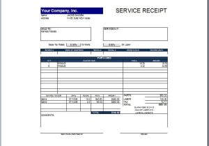 Template for Receipt Of Payment for Services Service Receipt Template Free Receipt Templates