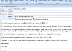 Template for Sending Resume In Email 6 Easy Steps for Emailing A Resume and Cover Letter