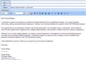 Template for Sending Resume In Email 6 Easy Steps for Emailing A Resume and Cover Letter