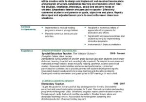 Template for Teacher Resume 301 Moved Permanently