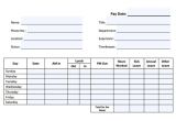 Template for Timesheets for Employees 13 Employee Timesheet Samples Sample Templates