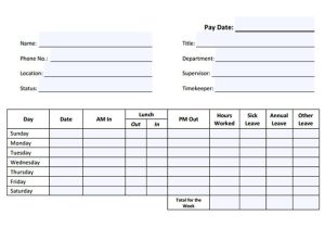 Template for Timesheets for Employees 13 Employee Timesheet Samples Sample Templates