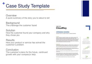 Template for Writing A Case Study Business Case Study Template Writing Business Cases