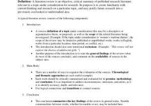 Template for Writing A Literature Review Literature Review Template30564
