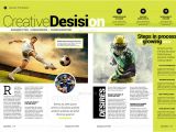 Template Layout Majalah Sport Magazine by Becreative Graphicriver