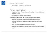 Template Matching theory Introduction to the Main Methods for Perception